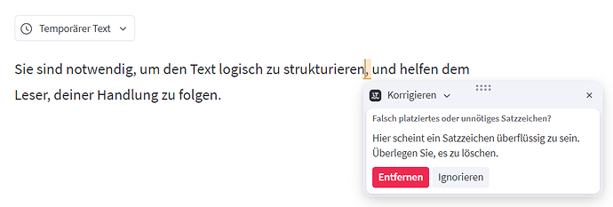 Komma-Nebensatz