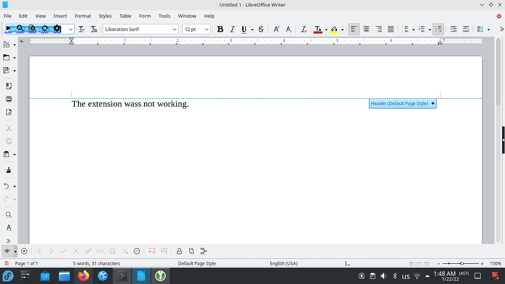 LibreOffice extension does not appear to function LanguageTool Forum